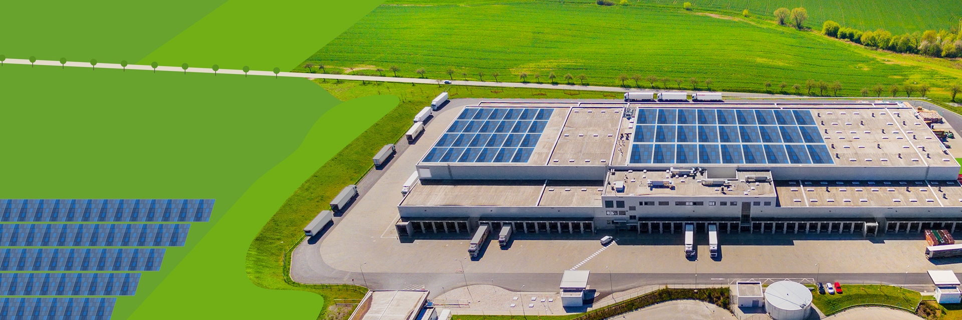 Realisierte Solarkraftanlagen für Geschäftskunden